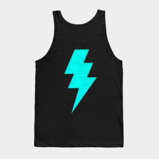 Lightning Bolt Teal Tank Top